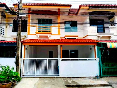 ทาวน์โฮม รร.ธัญรัตน์ : ขาย ทาวน์เฮ้าส์ 18 ตร.ว. บ้านพรธิสาร 5 รังสิต ธัญบุรี คลอง8 ปทุมธานี