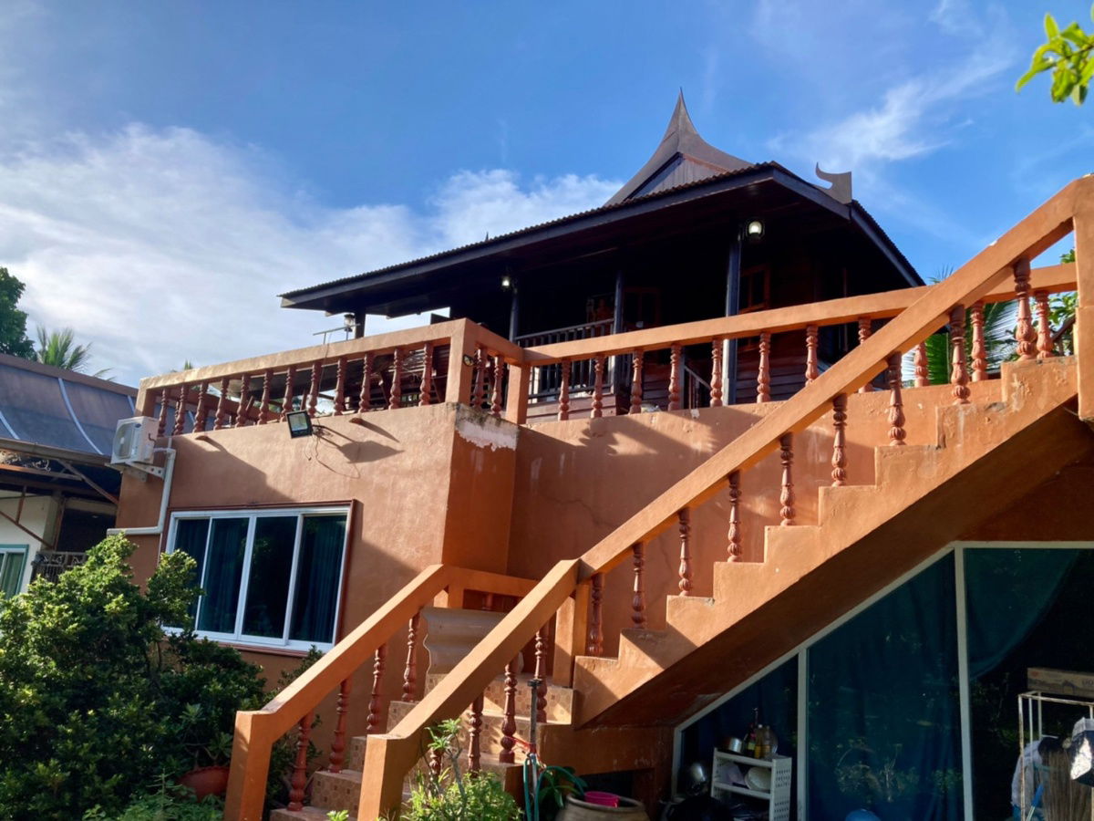รูป ให้เช่าที่ดินพร้อมบ้านทรงไทย & สวนมะพร้าว สมุทรสงคราม  - รูปที่ 1/7