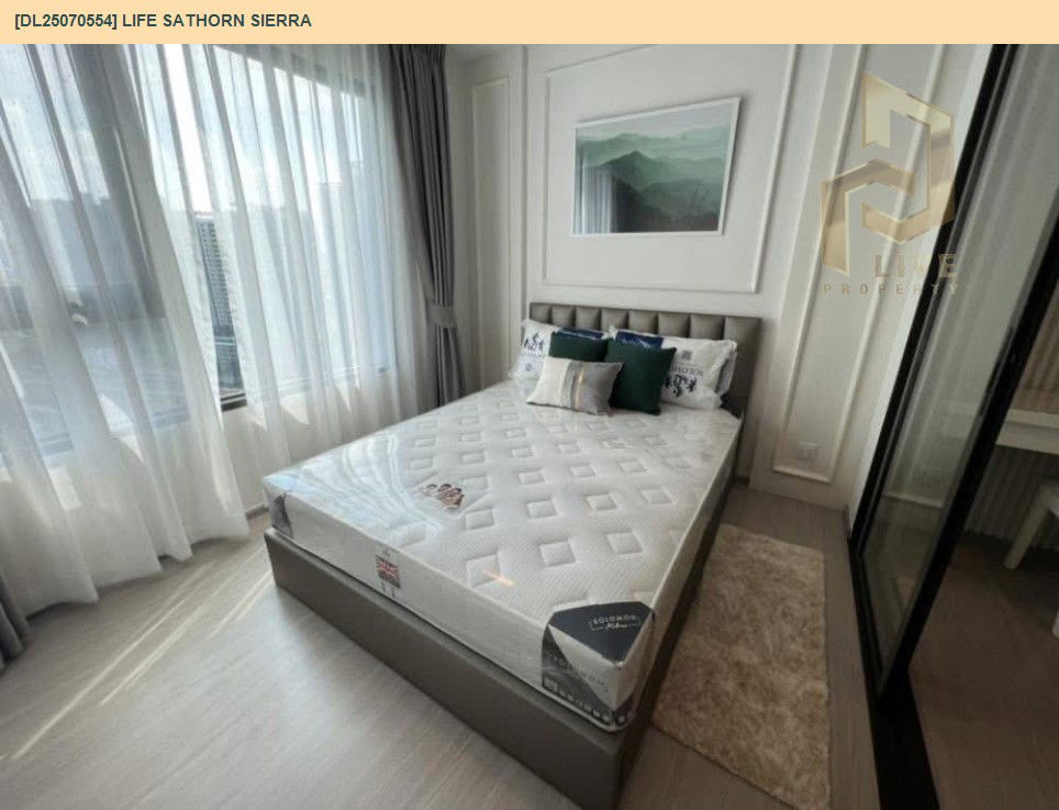 รูป DL25070554 ให้เช่าคอนโด ไลฟ์ สาทร เซียร์รา (Life Sathorn Sierra) ใกล้ BTS ตลาดพลู พร้อมเข้าอยู่ โทรด่วน 0638692663 LineID @534wlwof - รูปที่ 3/14