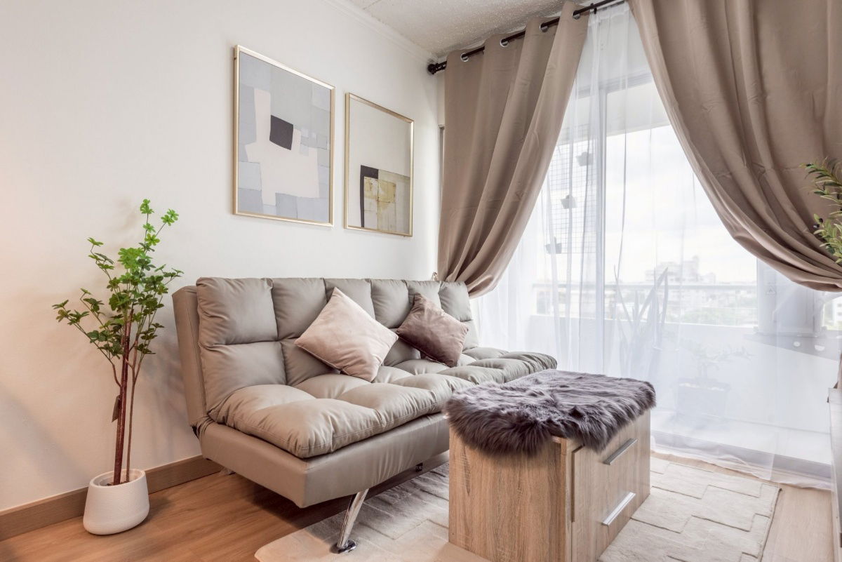 picture Condo for rent, Dynasty Building, Lat Phrao 71 (1 bedroom), 7th floor, Soi Lat Phrao 71, near the BTS, along the expressway, on the main road - 3/19