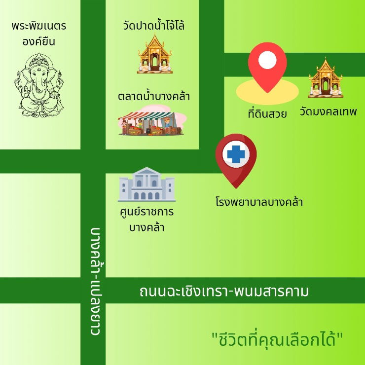 รูป ที่ดินปากน้ำ บางคล้า พื้นที่EEC - รูปที่ 2/10