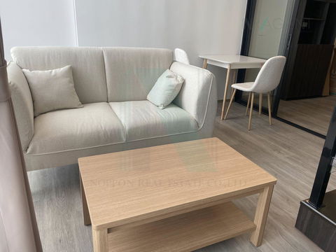 🔺 For Rent Condo THE ORIGIN PLUG & PLAY RAMINTRA Building A, Floor 12A,Duplex, Room size 39 sqm