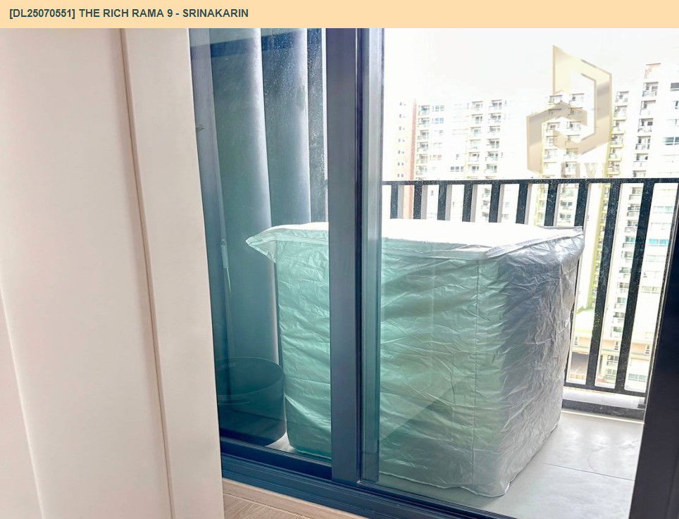 picture DL25070551 Condo for rent, The Rich Rama 9 - Srinakarin near AIRPORT RAIL LINK หัวหมาก, ready to move in, call urgently 0656133286 LineID @534wlwof - 7/7