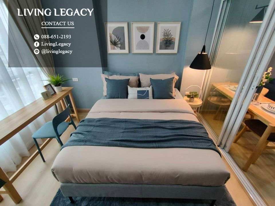 รูป SGT6BQ ให้เช่าคอนโด Supalai Veranda Ramkhamhaeng 35 ตร.ม. ชั้น 17 ตึก B line id : @livinglegacy - รูปที่ 4/5