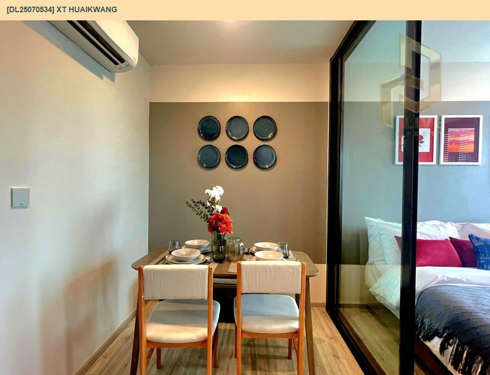 picture DL25070534 Condo for rent, XT HUAIKWANG near MRT ห้วยขวาง, ready to move in, call urgently 0656133286 LineID @655ebbvc - 4/15