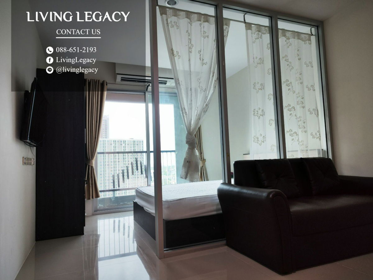รูป LULD128U ให้เช่าคอนโด Asakan Place Srinakarindra 29 ตร.ม. ชั้น 17 line id : @livinglegacy - รูปที่ 4/8