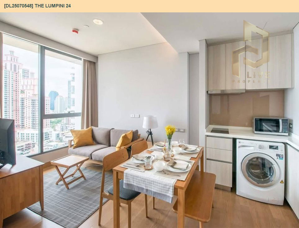 picture MDL25070548 Condo for rent, The Lumpini 24 near BTS Phrom Phong, ready to move in, call urgently 0656133286 LineID @655ebbvc - 4/5