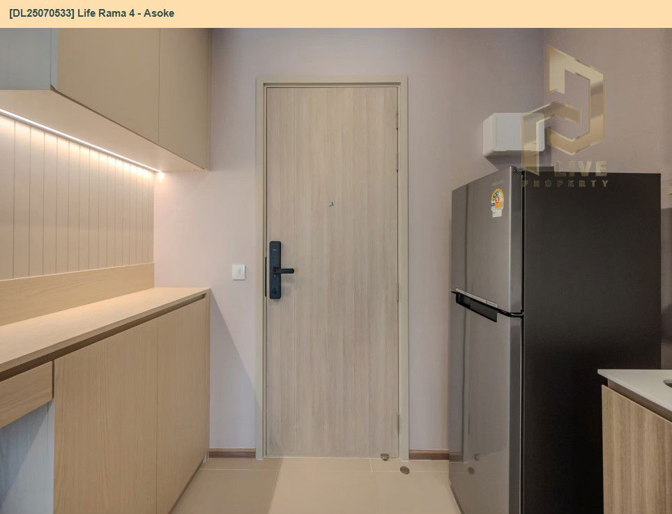 picture DL25070533 Condo for rent, Life Rama 4 - Asoke near MRT ศูนย์การประชุมแห่งชาติสิริกิติ์, ready to move in, call urgently 0656133286 LineID @534wlwof - 8/11