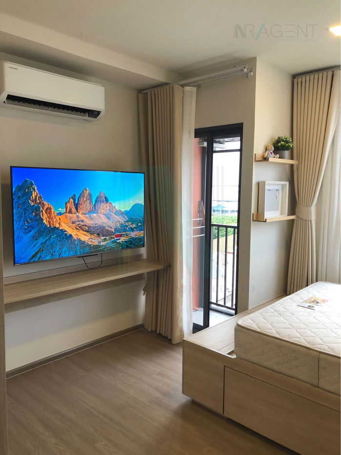 picture 📌 For Rent Condo THE MUVE BANGNA Building 1, Floor 8,Studio, Room size 24 sqm - 3/8