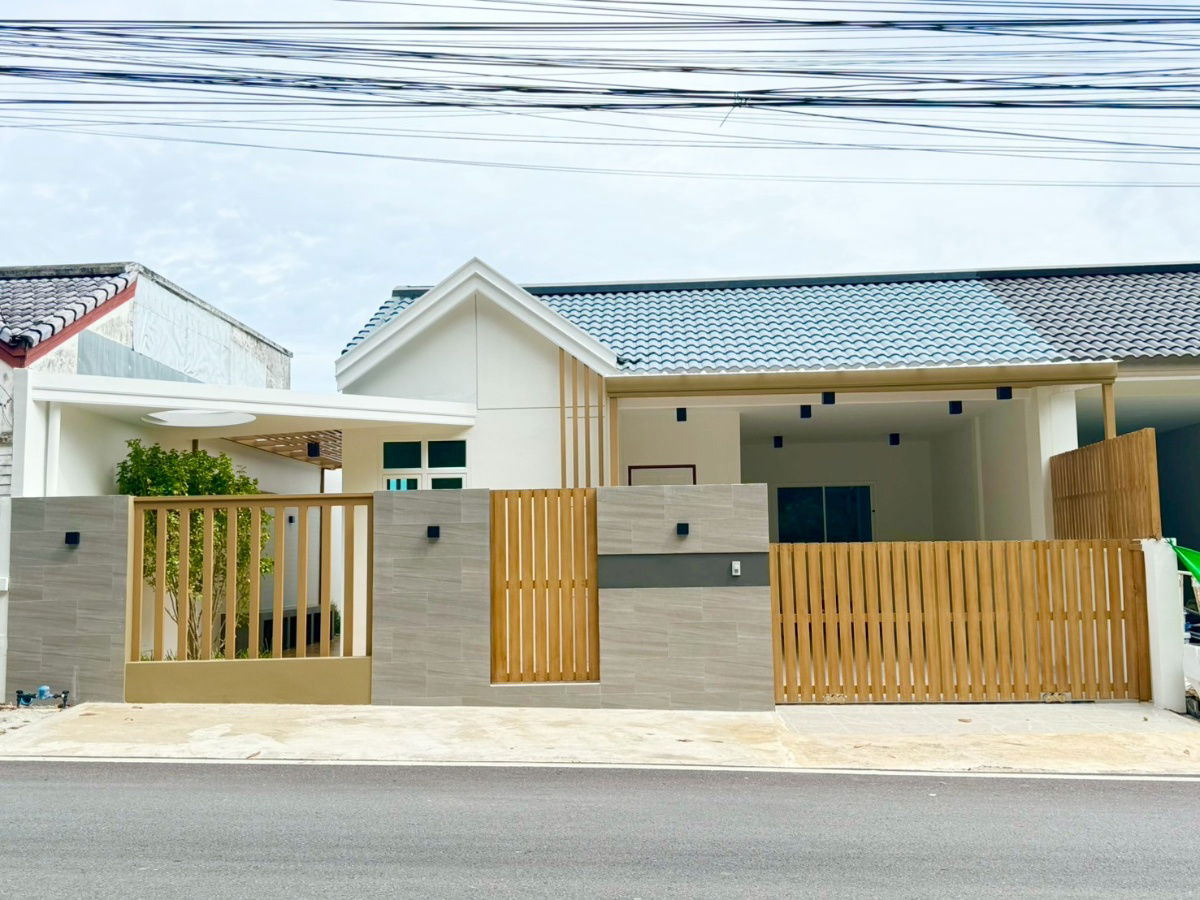 รูป 🏡✨บ้านแฝดชั้นเดียว รีโนเวทใหม่ โซนรัษฎาหลังอีเกีย ทำเลดี เดินทางสะดวก ใกล้สิ่งอำนวยความสะดวกครบ 🏡✨ - รูปที่ 1/21