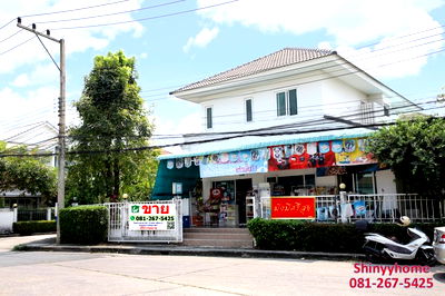 Houses for sale Sirindhorn International Institute of Technology (SIIT) : Single house, corner house, large area, good location for business