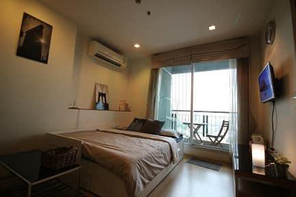 รูป 🔺 ให้เช่าคอนโด ริทึ่ม รัชดา-ห้วยขวาง อาคาร 1 ชั้น 20 1 ห้องนอน ขนาด 46.00 ตรม ใกล้ โรบินสันรัชดา - รูปที่ 2/8