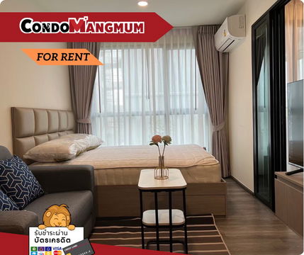 🔥🔥Room for rent, near BTS On Nut, 5 minutes, "The Origin Onnut" in the heart of Sukhumvit, with shuttle bus, convenient travel, lots of food 🔥🔥.