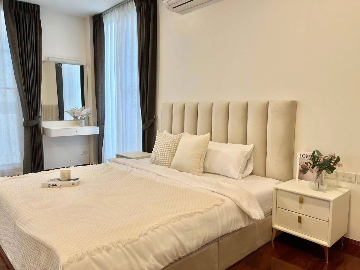 picture ✨ For rent, a luxurious single house, peaceful atmosphere, shady, private, beautiful view, Ratchada Niwet 16 area, near MRT Huai Khwang ✨ - 3/17