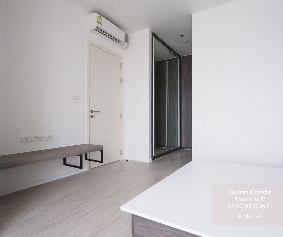 รูป 🔥For Rent!! ready to move-in 1b1b 22.5k - Quinn Condo Ratchada 📞Call 096 896 5953 - รูปที่ 2/12