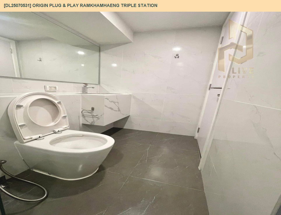picture DL25070531 Condo for rent, Origin Plug & Play Ramkhamhaeng Triple Station near -, ready to move in, call urgently 0656133286 LineID @534wlwof - 12/12