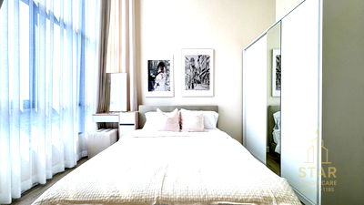 Condos for rent : Rental The Sky Sukhumvit 1 bedroom 1 office, 11th floor of Building E near BTS Udomsuk 🔴 line:Rangsima07