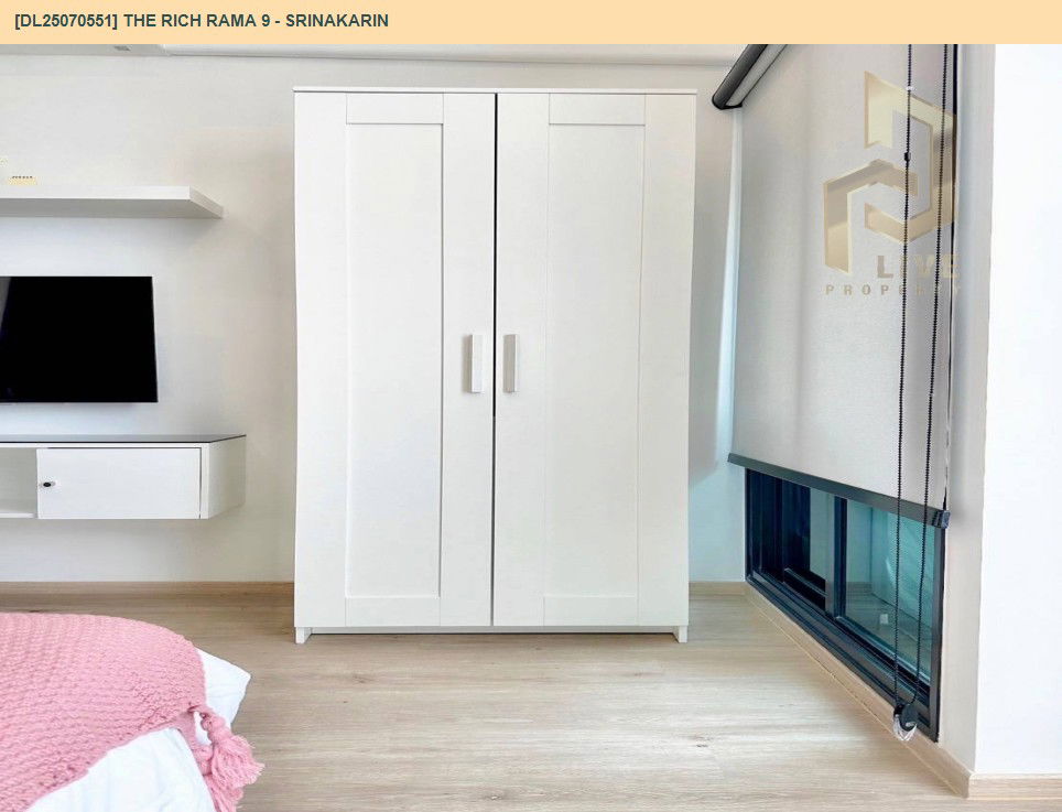 picture DL25070551 Condo for rent, The Rich Rama 9 - Srinakarin near AIRPORT RAIL LINK หัวหมาก, ready to move in, call urgently 0656133286 LineID @534wlwof - 6/7