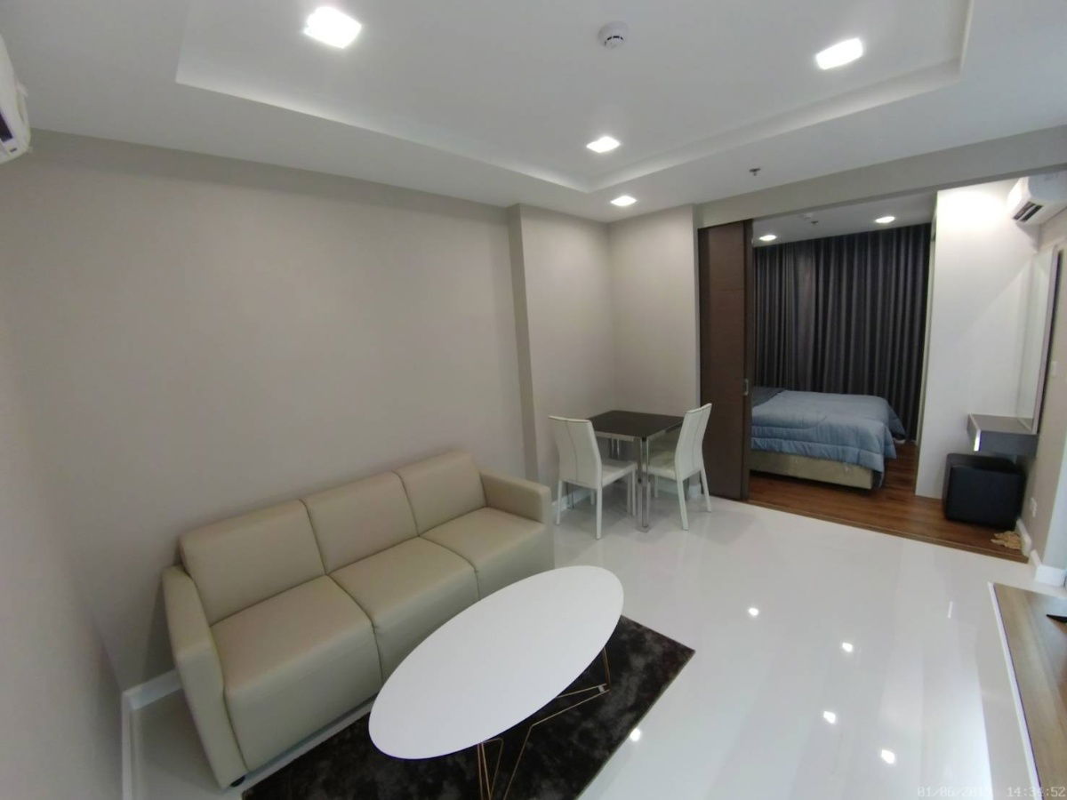 รูป FOR RENT> The Metropolis Samrong Interchange> ติดรถไฟฟ้า 2 สาย BTS/MRT สำโรง ห้องเงียบสงบ ตกแต่งครบ เฟอร์นิเจอร์บิ้วอิน ชั้น 12A #PPH-SCH073  - รูปที่ 3/7