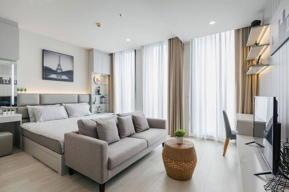 picture ♦ Prime Location ♦ Tower C, 25+ Floor | 1 Bedroom, 44.97 sq.m. | Condo skywalk connect to BTS ploenchit and Central Embassy. - 2/21