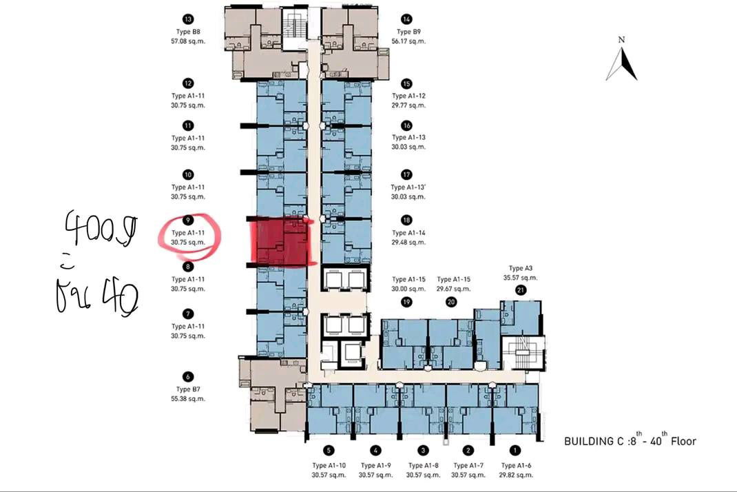 picture For rent The Saint Residences Ladprao Ready to move in (DSL1908) - 6/7