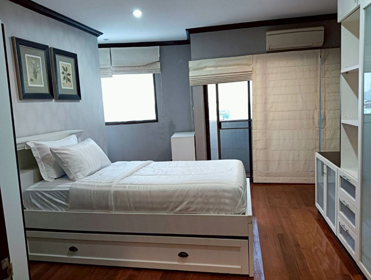 รูป Renovate ใหม่มาก พร้อมย้าย ห้องสวย หายาก ระเบียงยาวรอบ ชั้นสูง Duplex 3 นอน ให้เช่า ฟิฟตี้ ฟิฟท์ ทาวเวอร์ - รูปที่ 6/17