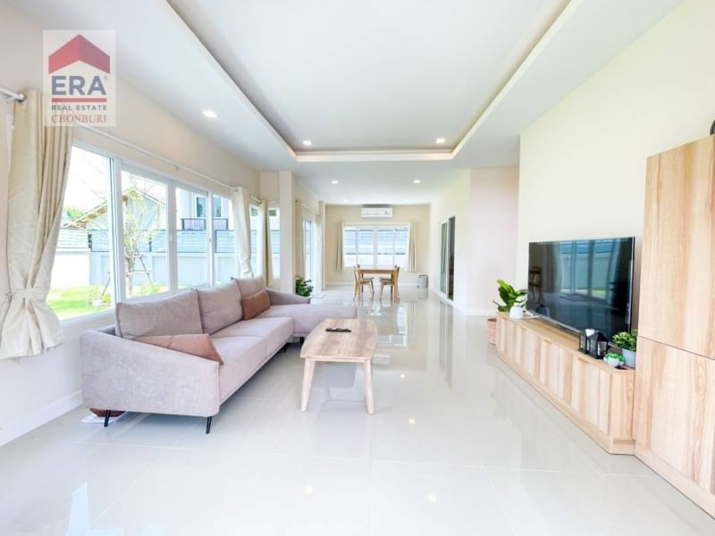 รูป บ้านเดี่ยว2ชั้น หลังใหญ่สุดในโครงการ Fine Nest Town ศรีราชา - รูปที่ 3/20