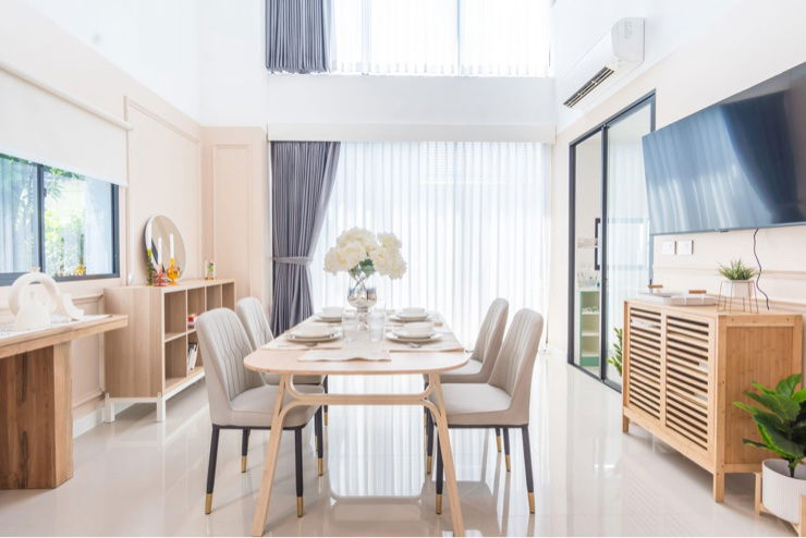 รูป 🏡 ให้เช่า Townhome หลังมุม โครงการ Nirvana Define พระราม 9 - รูปที่ 3/10
