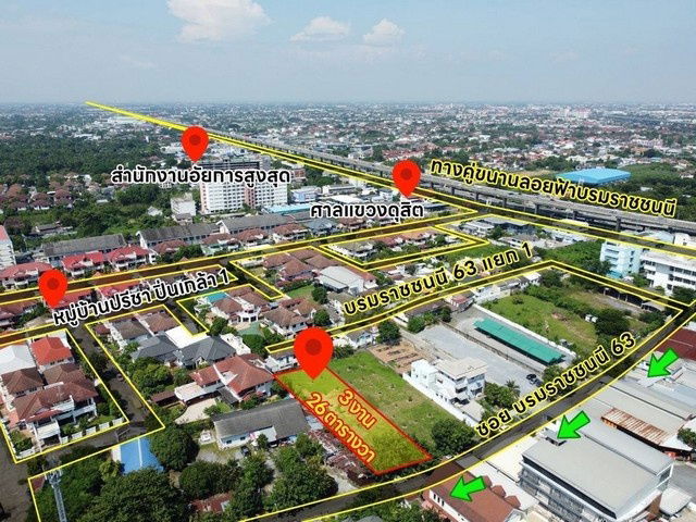 รูป TD1124 ให้เช่าที่ดินแปลงงาม ย่านตลิ่งชัน กรุงเทพมหานคร - รูปที่ 6/8