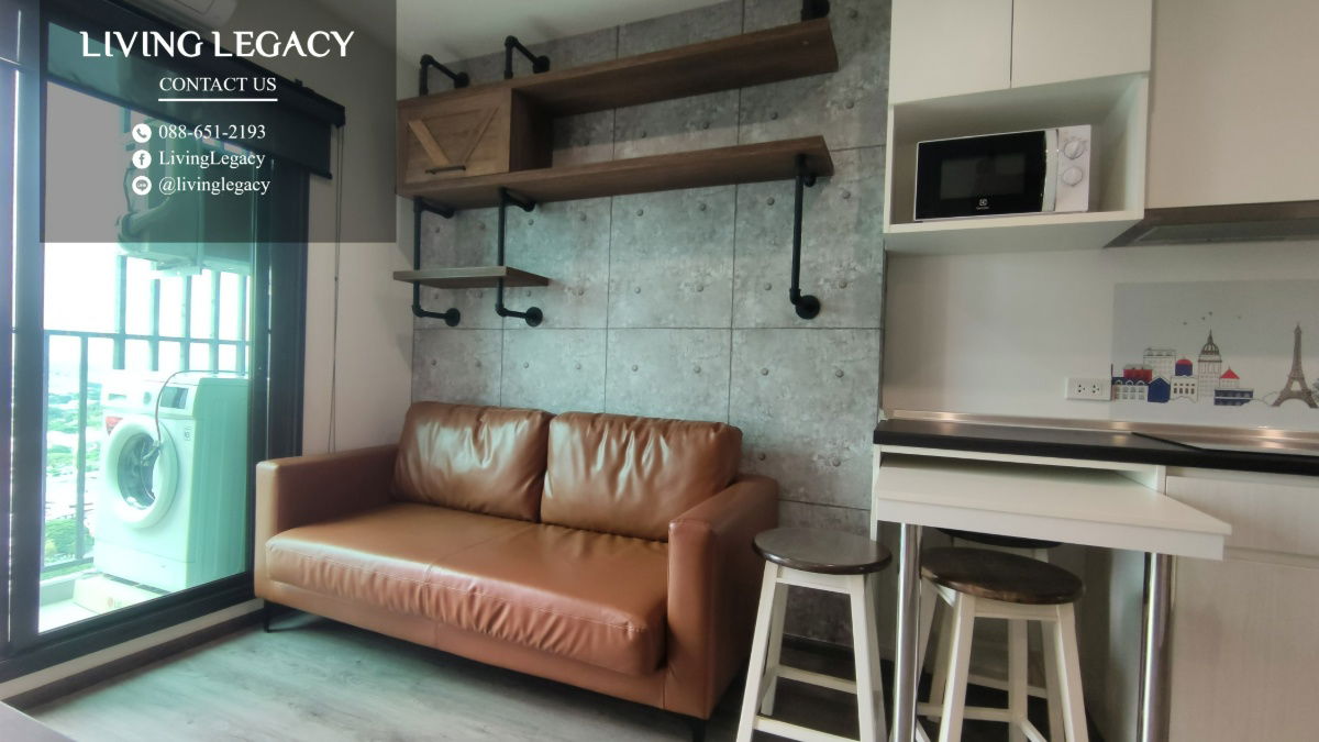 รูป SGEJD6 ให้เช่าคอนโด Rich Park @ Triple Station 29 ตร.ม. ชั้น 27 line id : @livinglegacy - รูปที่ 8/13