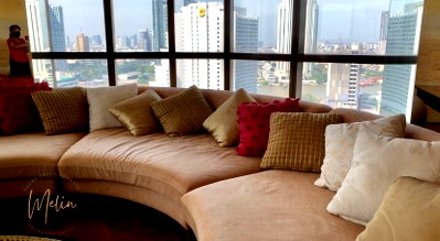 Condos for rent Shrewsbury International School : ✨Penthouse with Stunning River View at State Tower | 267 sqm | 2BR | 3 Baths | 3 Parking Slots✨
