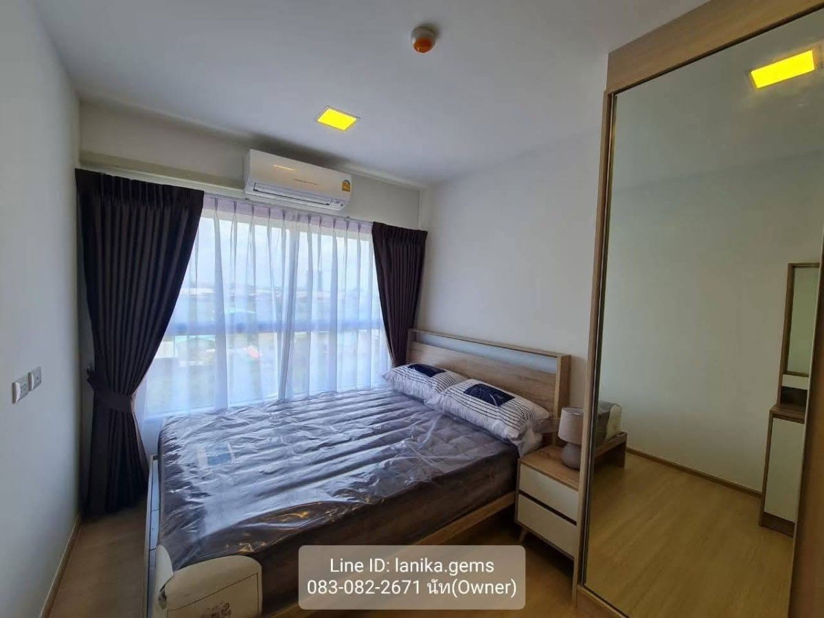 รูป ให้เช่า 9,500 Condo Plum Rangsit Fresh  เฟอร์นิเจอร์ + เครื่องใช้ไฟฟ้าครบ พร้อมอยู่ - รูปที่ 3/7