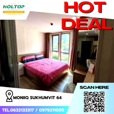 คอนโดให้เช่า : #Z1486 ให้เช่าคอนโด Moniiq Sukhumvit 64