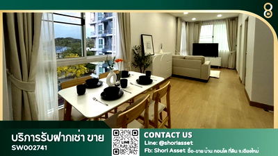 Condos for sale 700 Year Sports Arena Chiang Mai : Condo for sale, One Plus Jed Yod, 4th floor, fully furnished, prime location with easy access, close to many amenities.- SW002741