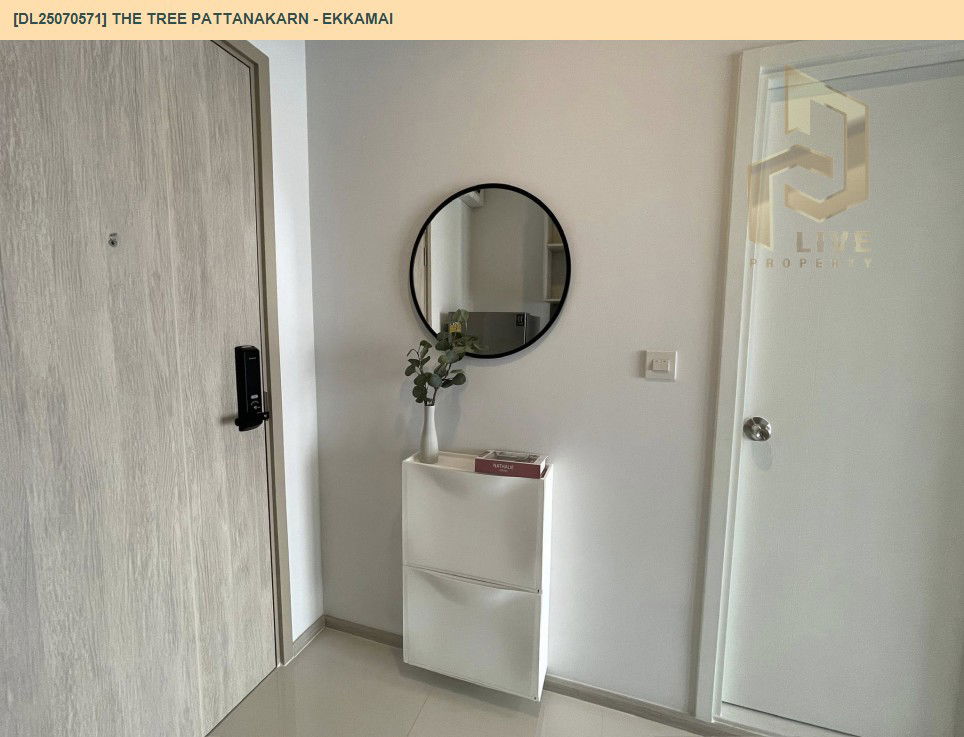 picture DL25070571 Condo for rent, The Tree Pattanakarn - Ekkamai near สายสีส้ม, ready to move in, call urgently 0656133286 LineID @655ebbvc - 10/13