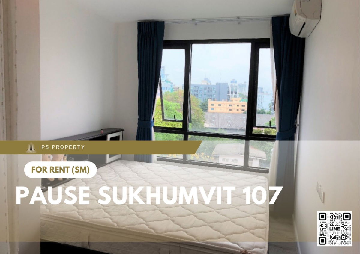 picture For rent ✨ Pause Sukhumvit 107 ✨ Fully furnished and equipped with electrical appliances, near BTS Bearing - 1/7
