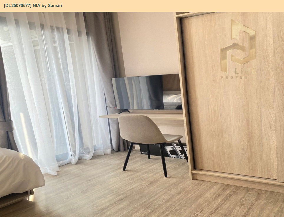 picture DL25070577 Condo for rent, NIA by Sansiri near BTS Phra Khanong, ready to move in, call urgently 0656133286 LineID @655ebbvc - 3/8