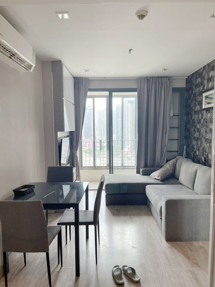 picture IDMB125  For rent IDEO Mobi Rama 9,🔰2 bed 2 bath, 18th floor, fully furnished 28,000./month 064-959-8900 - 8/13