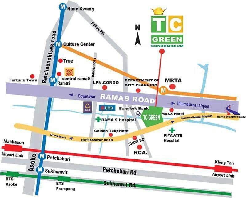 รูป ให้เช่า Shop คอนโด ทีซี กรีน พระราม9 ตึก A เลขที่ 270/6 - รูปที่ 17/17