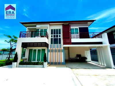 Houses for sale Kasetsart University Si Racha Campus : The Largest 2-Storey House in Fine Nest Town, Sriracha
