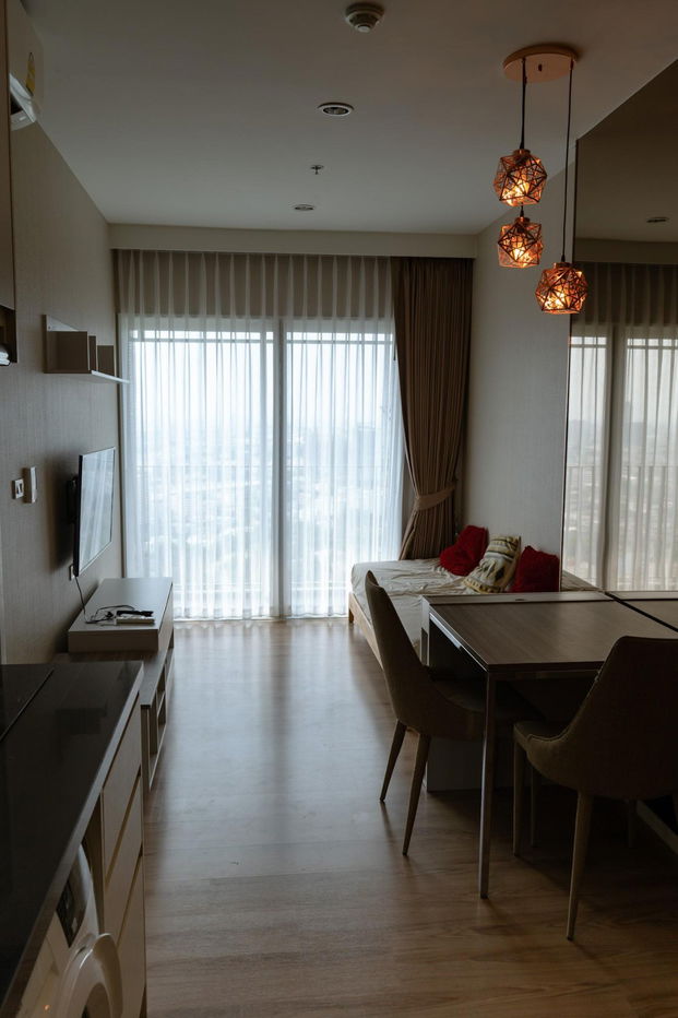 รูป 🥳[เช่า-RAR2507-2083] Amber Condo by อีสเทิร์น Star. ชั้น 35*มีเครื่องซักผ้า *ใกล้ MRTแยกติวานนท์💚Line id: @thefirstagent** - รูปที่ 3/8