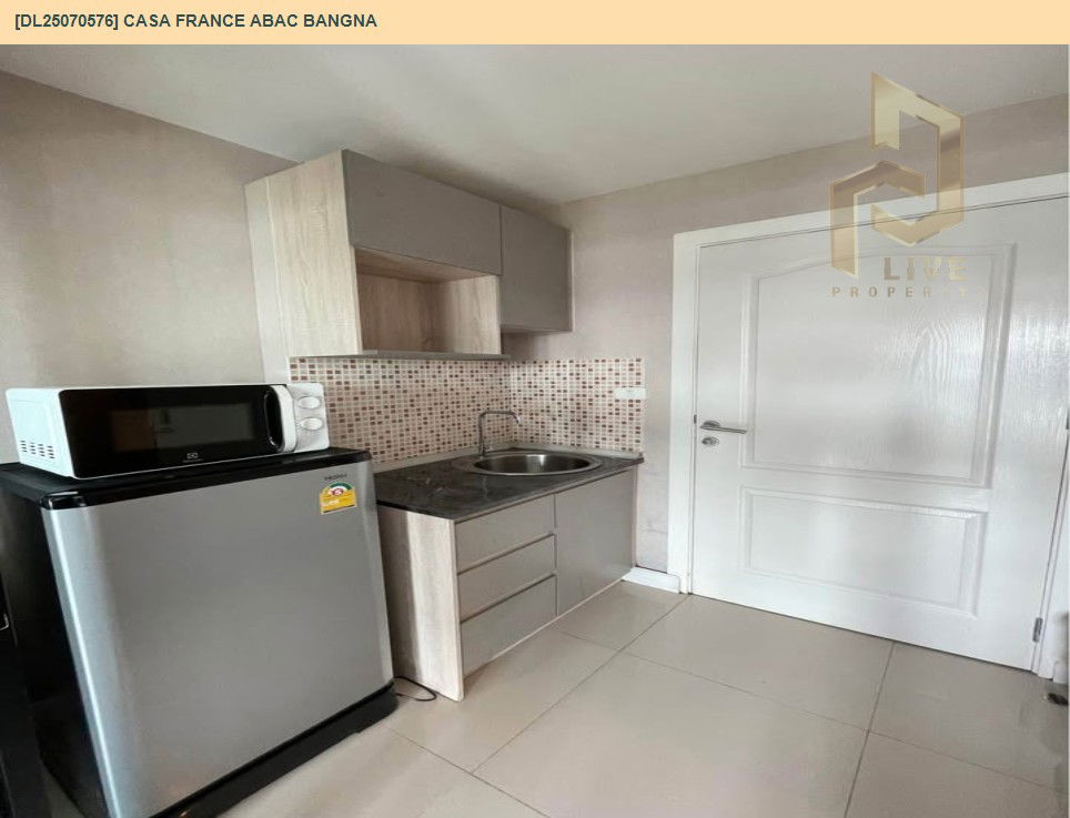 รูป DL25070576 ให้เช่าคอนโด คาซ่า ฟรานซ์ เอแบค บางนา (Casa France ABAC Bangna) ใกล้ - พร้อมเข้าอยู่ โทรด่วน 0638692663 LineID @655ebbvc - รูปที่ 9/10
