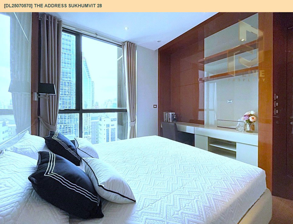 picture DL25070570 Condo for rent, The Address Sukhumvit 28 near BTS Phrom Phong, ready to move in, call urgently 0656133286 LineID @655ebbvc - 10/10