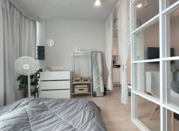 picture 🥳[Rent-RAR2507-2082] U Kaset-Nawamin. Tower B, Fl.8 *Near MRT Pink line💚Line id: @thefirstagent** - 2/7