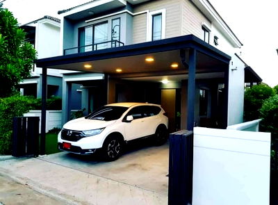 เช่าบ้านเดี่ยว นนทบุรี : ✅️🏡 ให้เช่า 26,000 /เดือน หมู่บ้านอารียา โคโม่ (วงแหวน-รามอินทรา) หมู่สงบ เฟสบ้านเดี่ยว