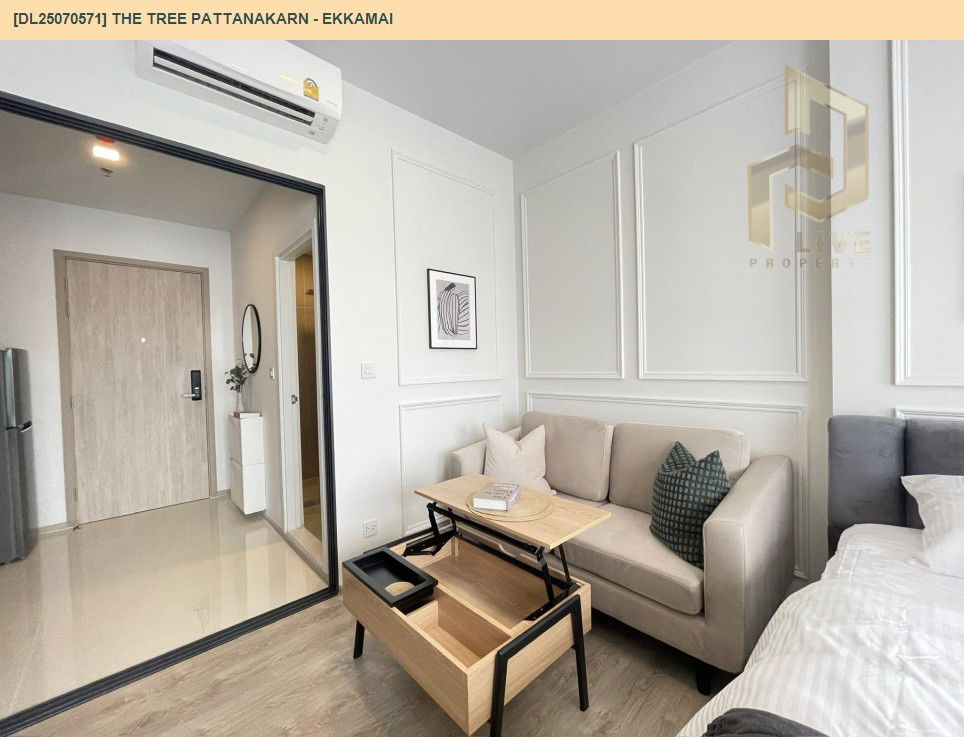 picture DL25070571 Condo for rent, The Tree Pattanakarn - Ekkamai near สายสีส้ม, ready to move in, call urgently 0656133286 LineID @655ebbvc - 3/13