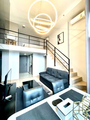 Condos for rent Singapore International School of Bangkok (SISB) : ***Condo for Rent : Ideo New Rama 9  Duplex High floor Fully furnished No damage earthquake ***