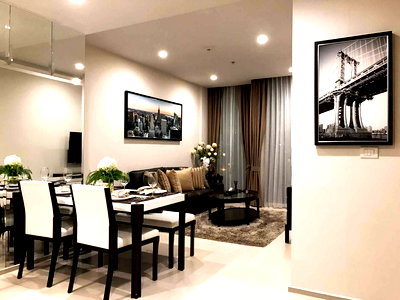 คอนโดให้เช่า : ♦ Modern style ♦ ตึก B ชั้น 00+ | 1 ห้องนอน 56.97 ตร.ม. | คอนโดมี Skywalk เชื่อมเข้า BTS เพลินจิต, Central Embassy