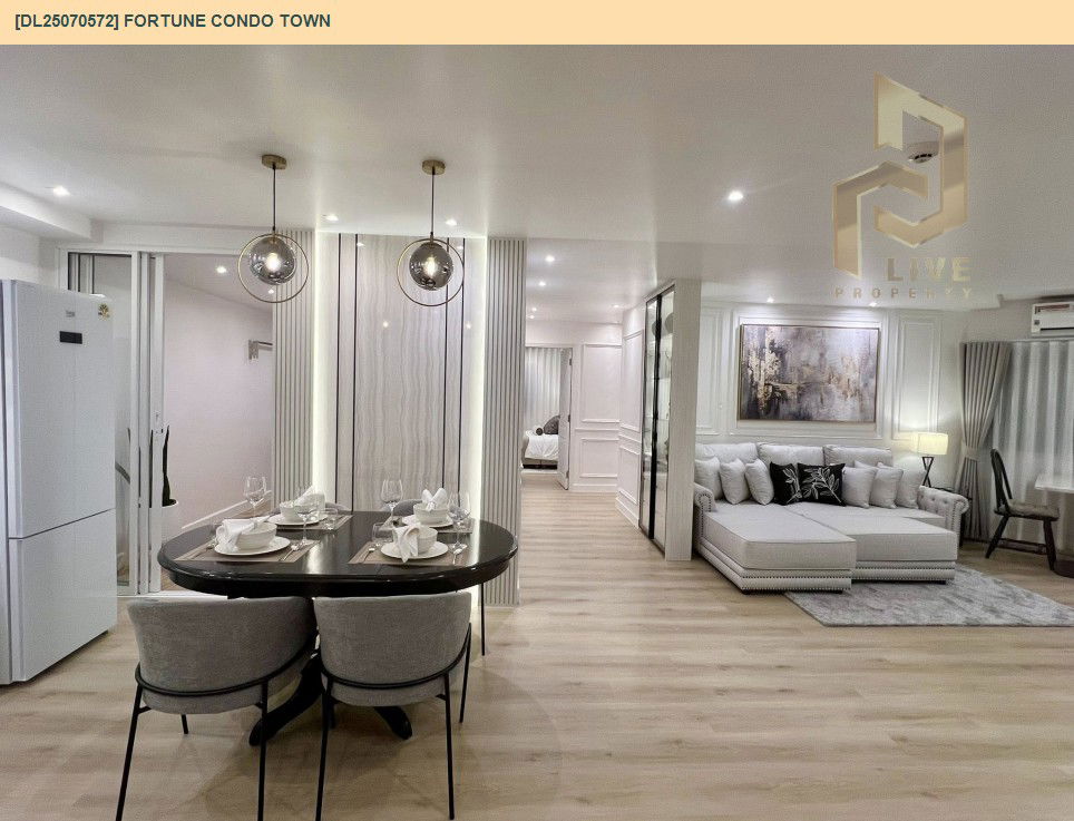 รูป DL25070572 ให้เช่าคอนโด ฟอร์จูน คอนโด ทาวน์ (Fortune Condo Town) ใกล้ - พร้อมเข้าอยู่ โทรด่วน 0638692663 LineID @534wlwof - รูปที่ 4/17
