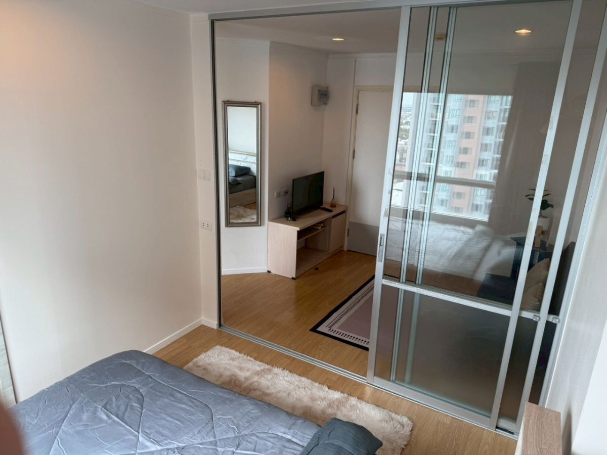 picture LPNSH371 Condo for rent, Lumpini Place Srinakarin-Hua Mak Station, 25th floor, Building B, city view, 26 sq m, 1 bedroom, 1 bathroom, 13,000 baht - 8/14